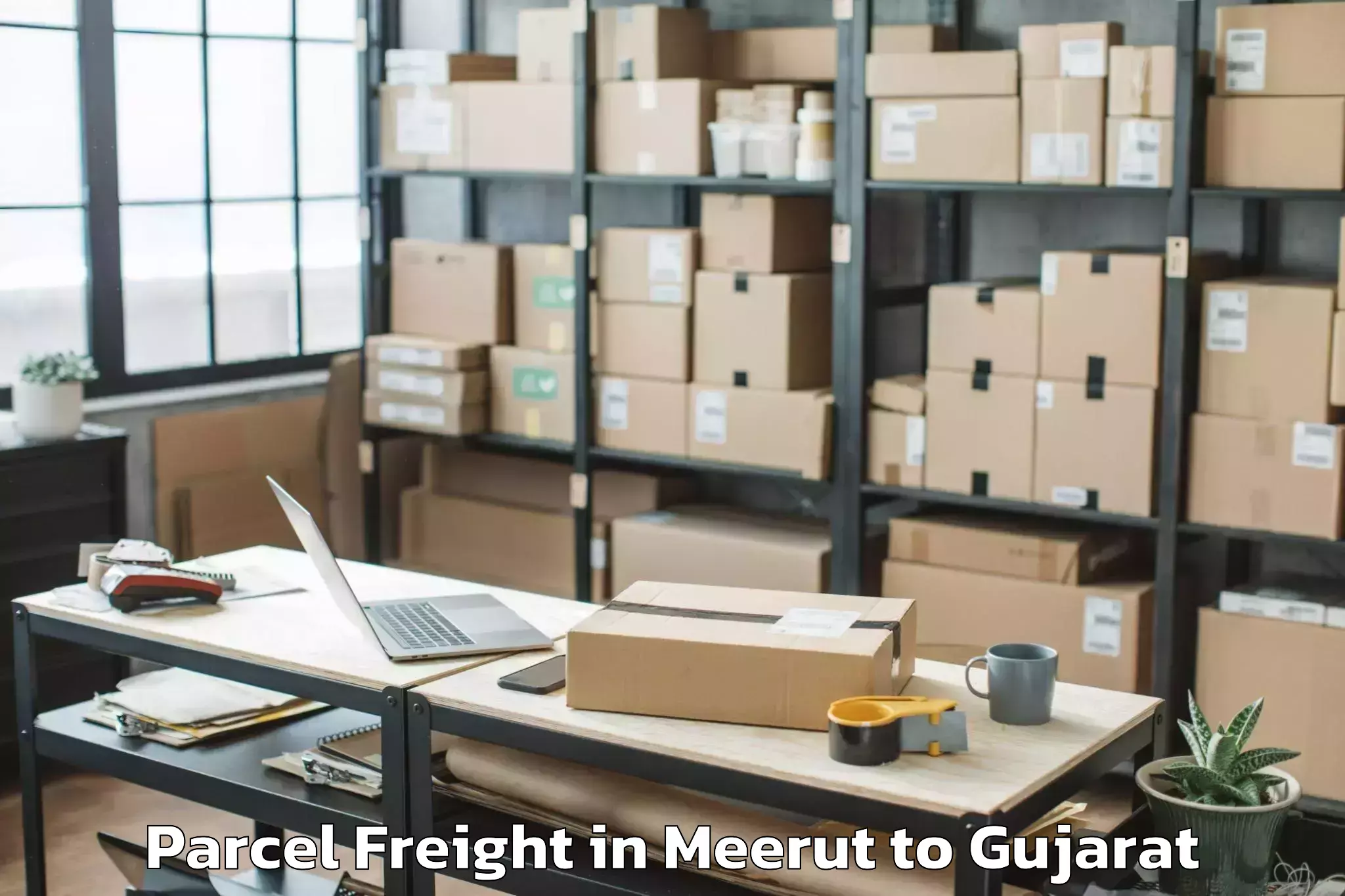 Comprehensive Meerut to Ahmedabad Parcel Freight